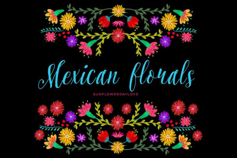 Authentic Mexican Floral Embroidery Patterns | SunflowerDayLove