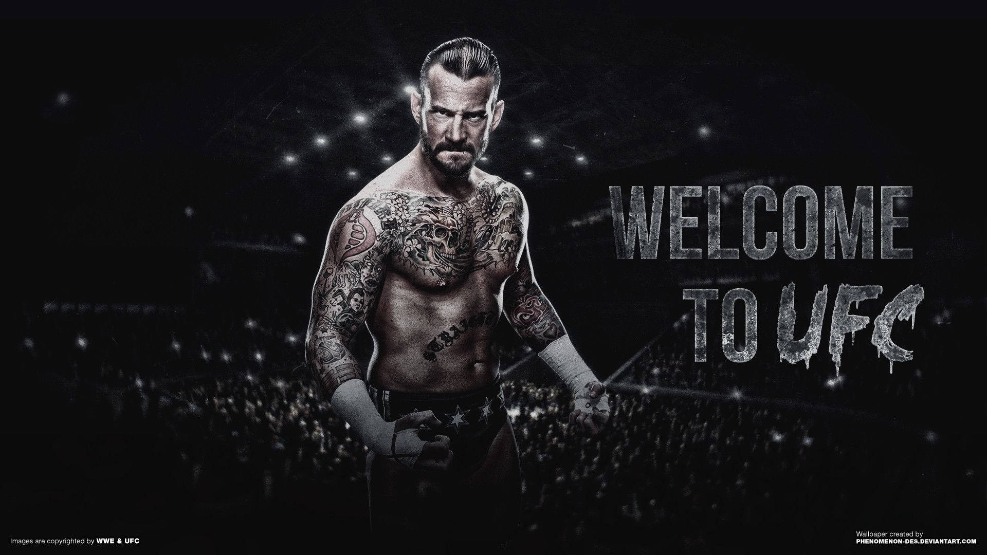 CM Punk Joins UFC - Official Welcome Wallpaper & Announcement