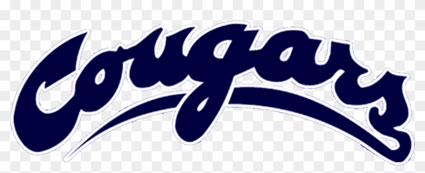 Cougars Team Logo - Official Script Design for Sports Branding