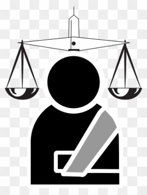 Silhouette of a person holding the scales of justice, symbolizing legal fairness and integrity.