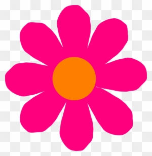 Vibrant Pink Daisy Flower Clipart - Free Transparent PNG Download