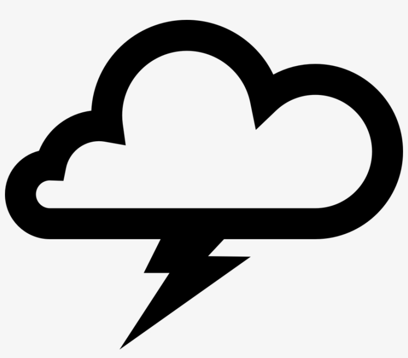 Thunderstorm Weather Icon - Free Clipart for Weather Websites & Apps