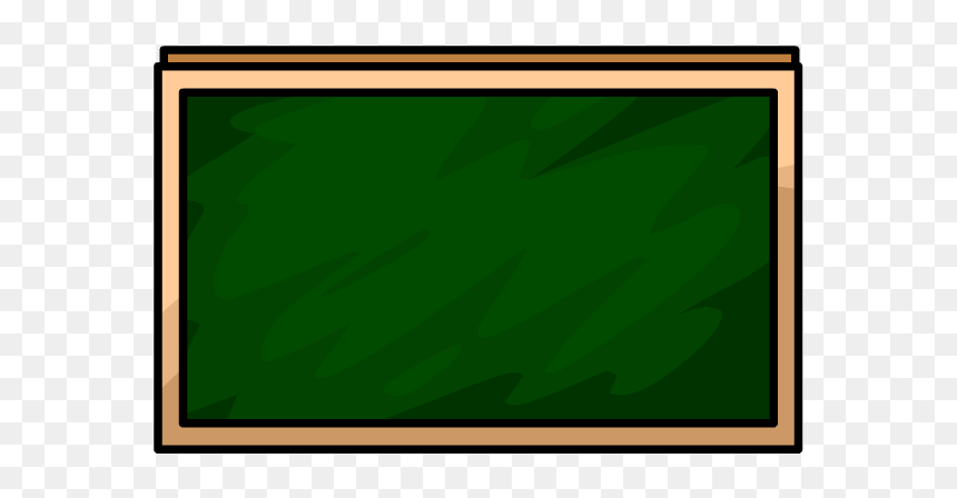Blank Green Chalkboard Illustration - Educational & Classroom Visual Resource