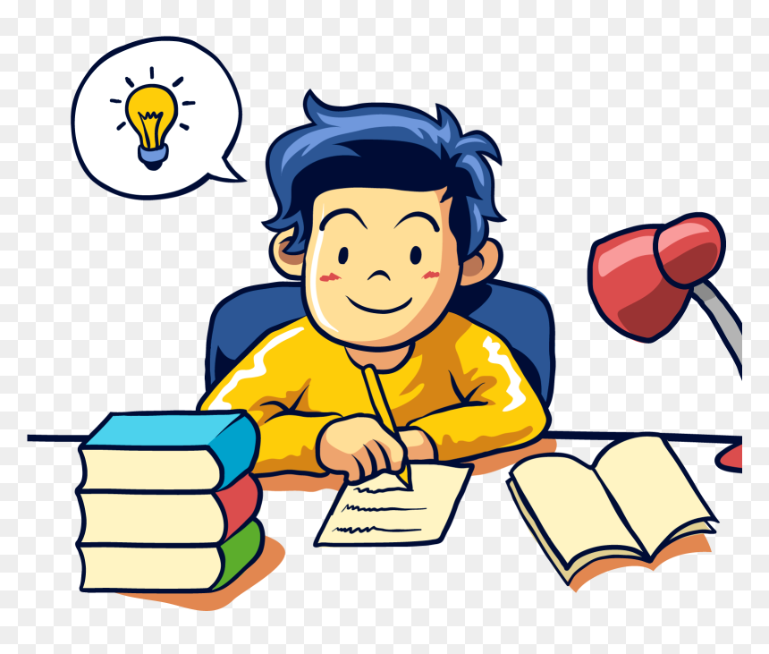 students writing clipart