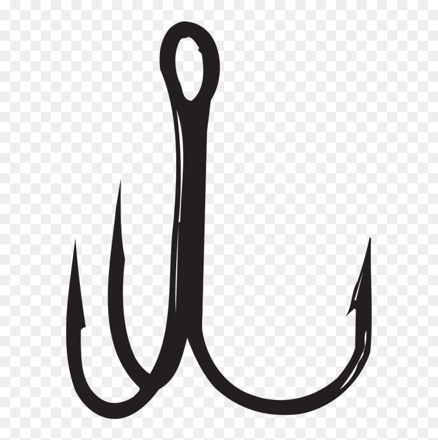Fishing Hook Icon Shape Silhouette Fishhook Logo Symbol Sign - Clip Art ...