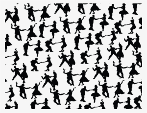 Joyful Dancing Silhouettes - Celebratory Vector Art for Events & Design
