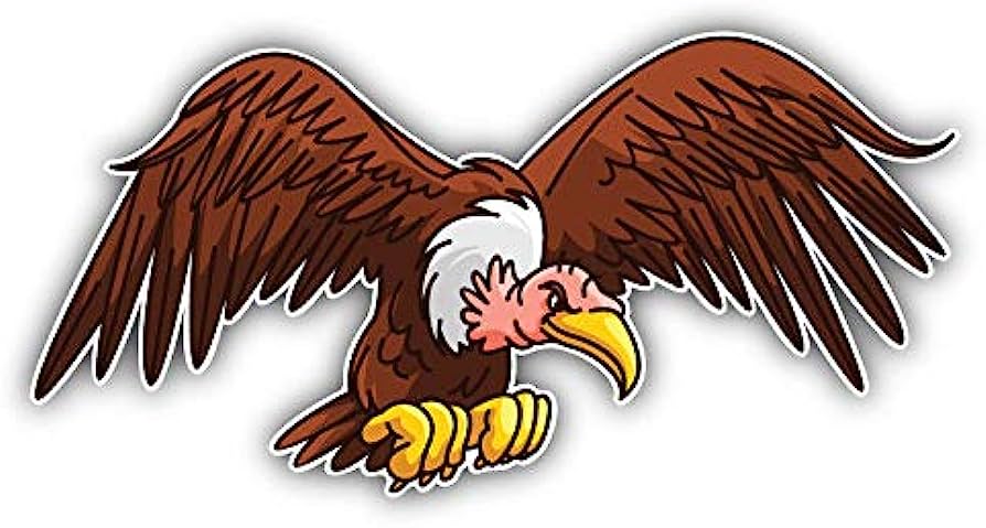 Bold Eagle Sticker Design - Free Download & Usage Guide