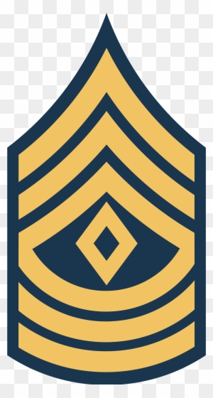 U.S. Army Staff Sergeant (E-6) rank insignia: three chevrons above a diamond on a shield-shaped patch.