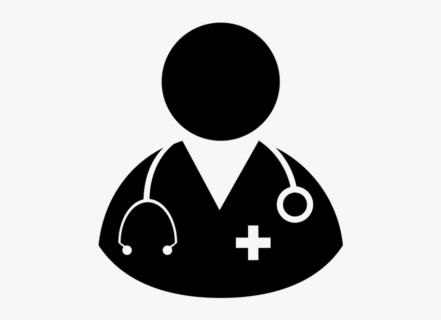 Medical Professional Icon - Doctor or Healthcare Worker Symbol