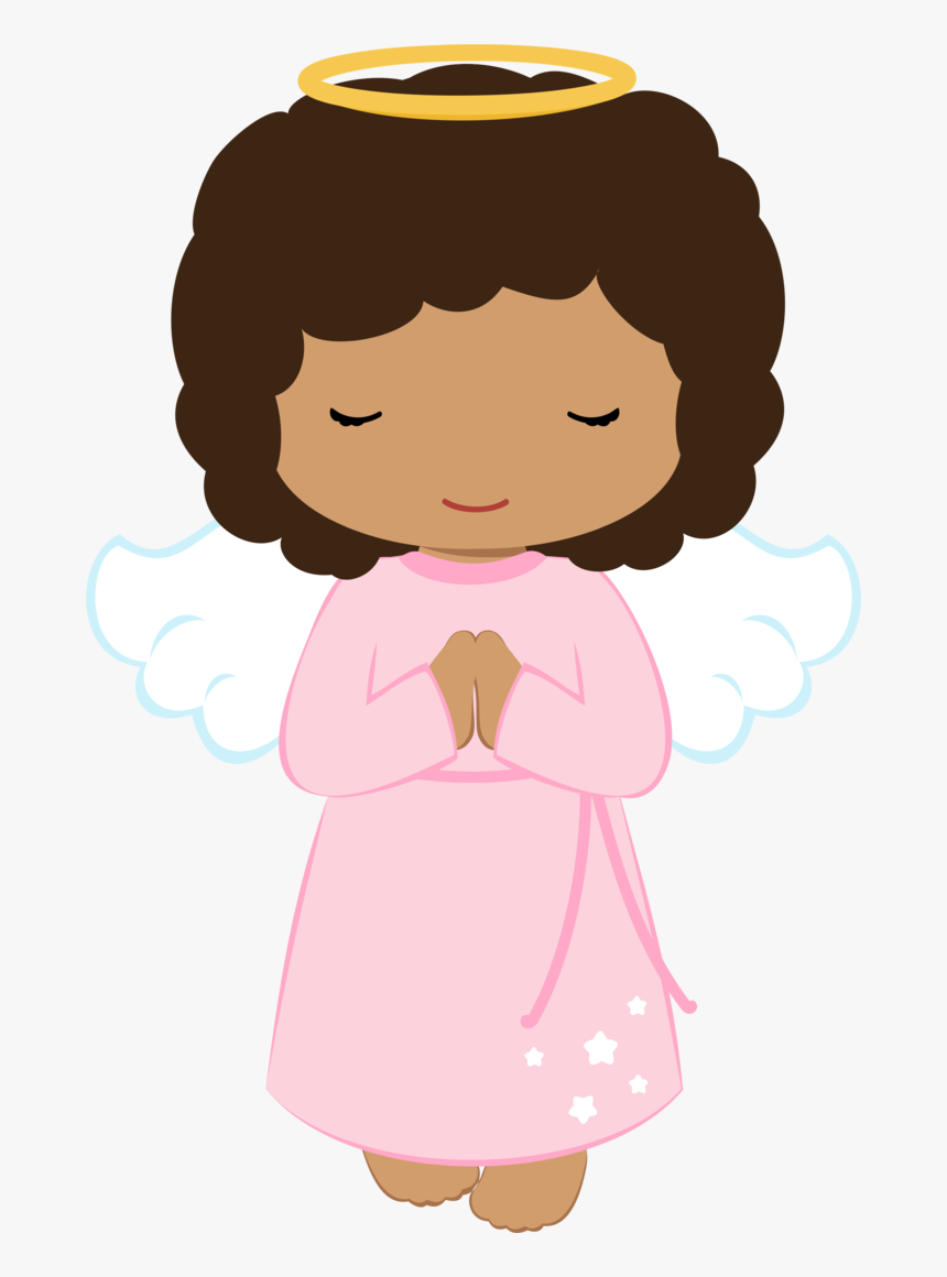 Cute Angel Girl Illustration - Free Clipart for Greeting Cards & Religious Content