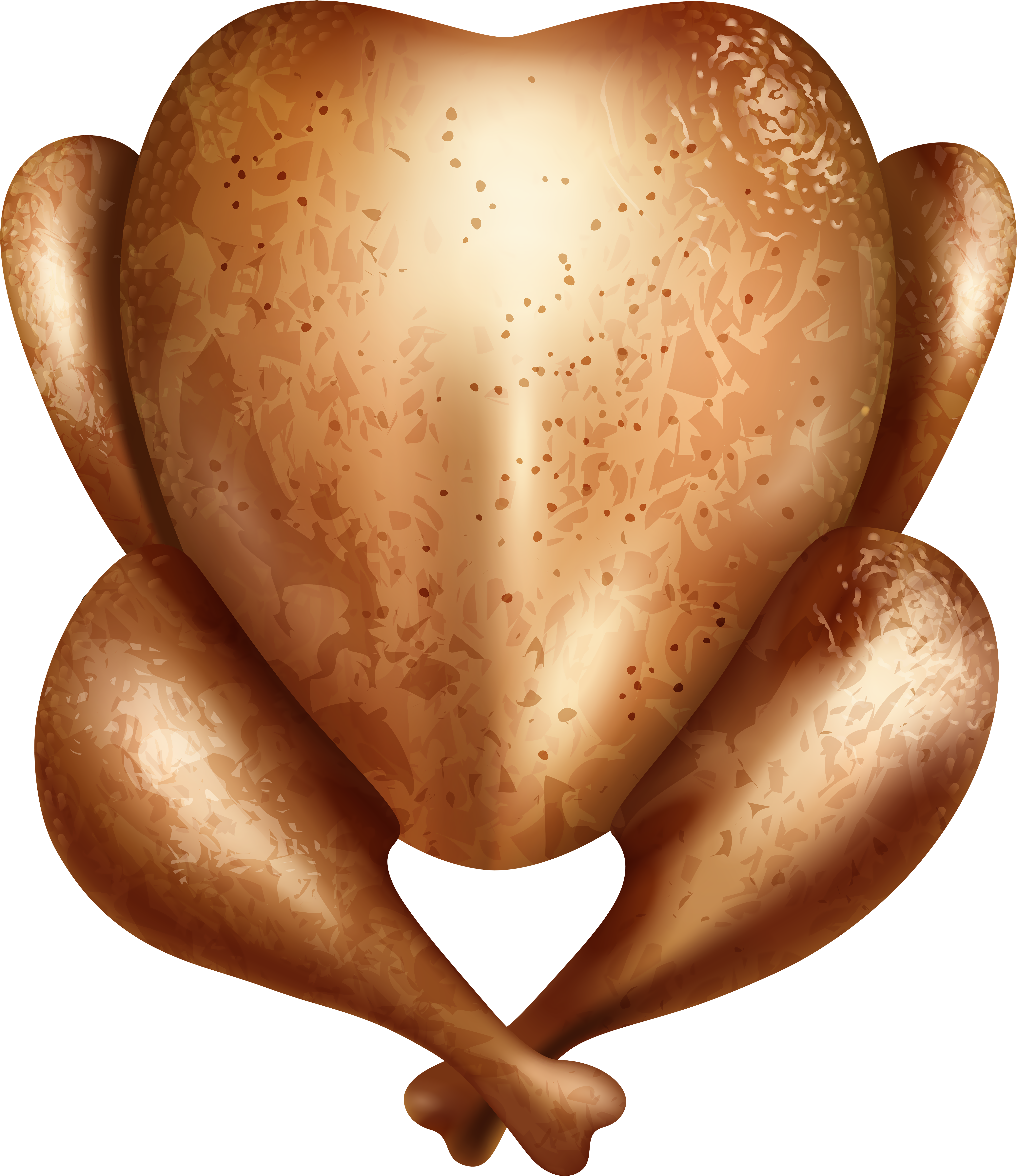Golden-brown roasted whole turkey with crispy skin, presented on a black background.