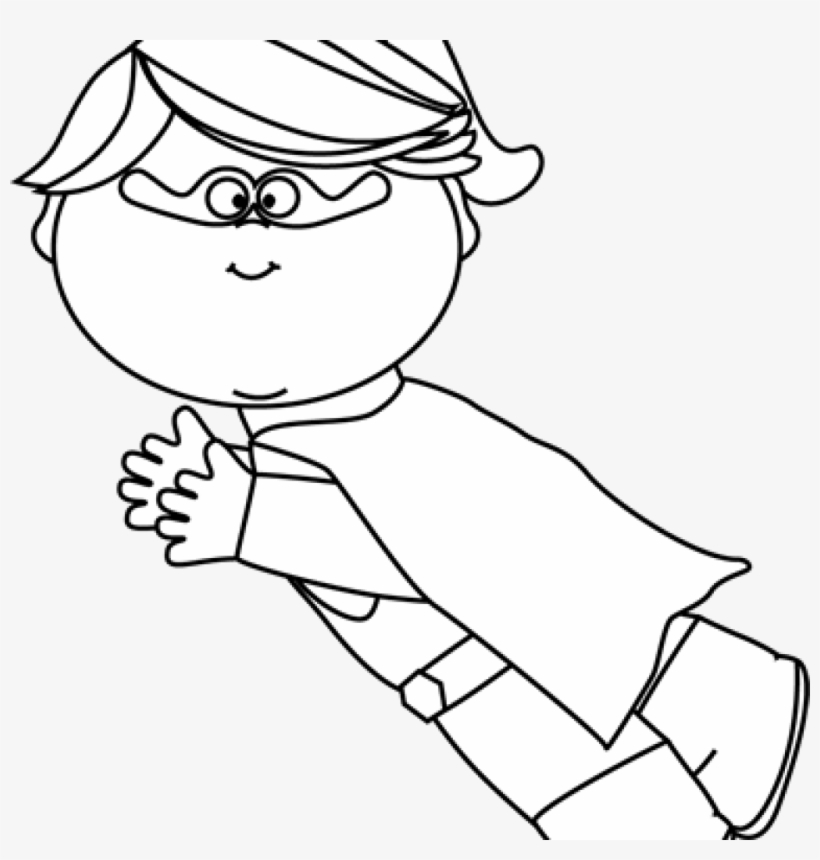 Superhero Coloring Page for Kids - Free Printable Activity