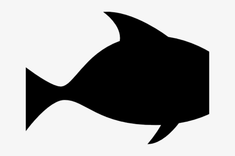 Fish Silhouette Icon - Free Vector Graphic for Marine Design Projects