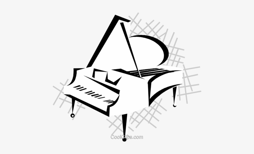 Grand Piano Clip Art - Free Vector Illustration for Music Websites