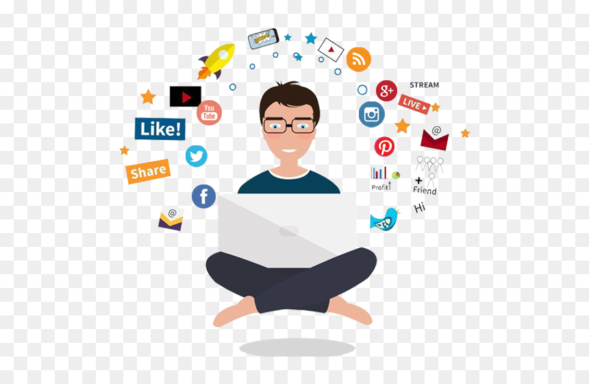 Digital Marketing & Social Media Engagement Visual Guide