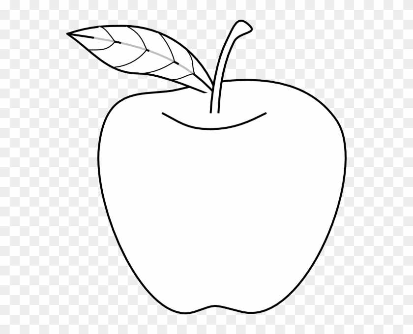 Apple Coloring Page - Free Printable Outline for Kids & Artists