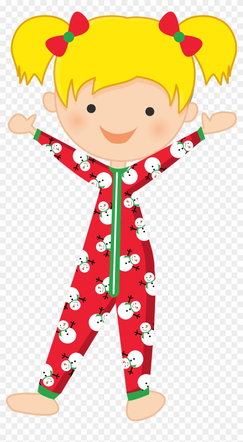 Christmas Pajamass Clip Art Library