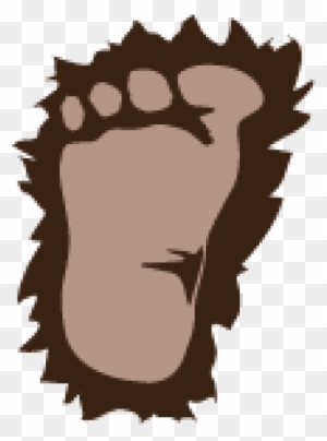 Bigfoot Footprint Clip Art Library