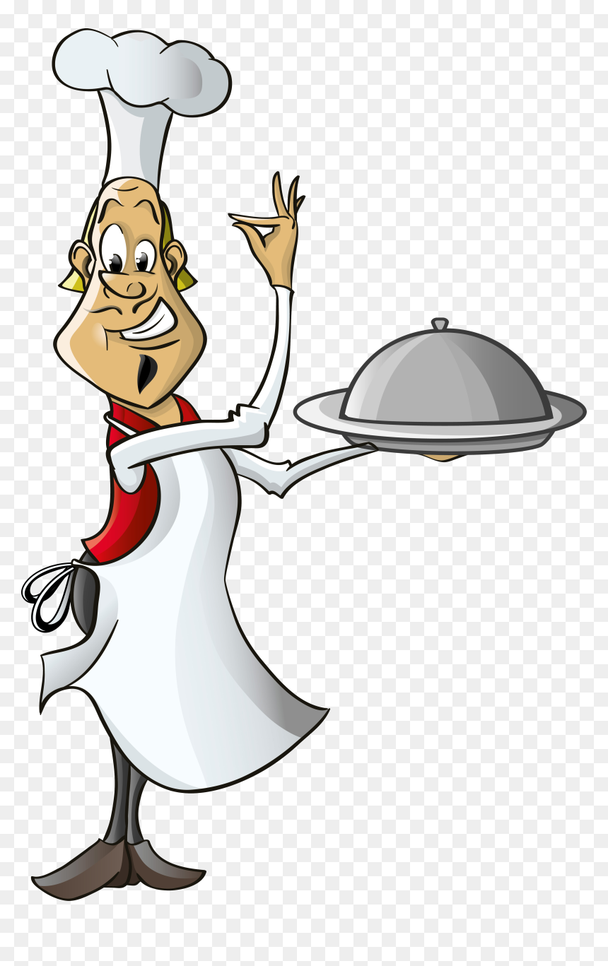 Funny Cartoon Chef. Stock Clipart | Royalty-Free | FreeImages - Clip ...