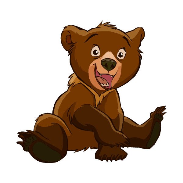 Friendly Cartoon Bear Illustration - Free Download & Usage