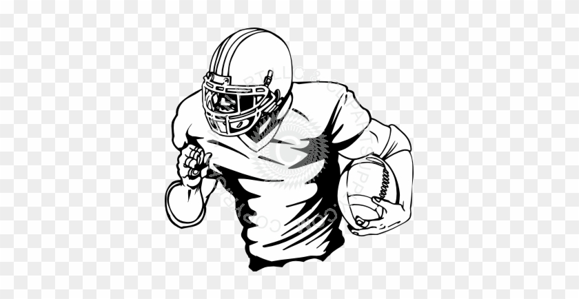 Football Player Clipart - Free Downloadable Vector Illustration