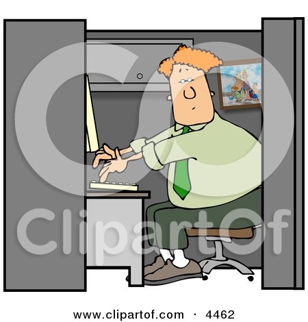 cubicles mess - Clip Art Library