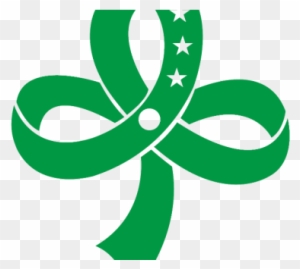 Four-Leaf Clover Logo - Symbol of Luck and Irish Tradition