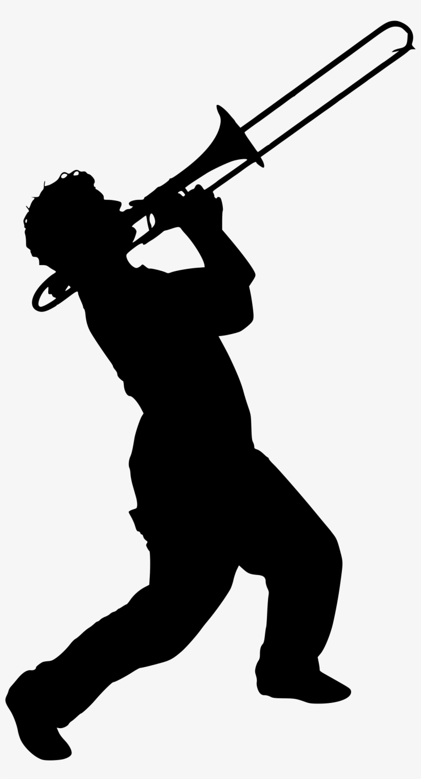 trombone silhouettes - Clip Art Library