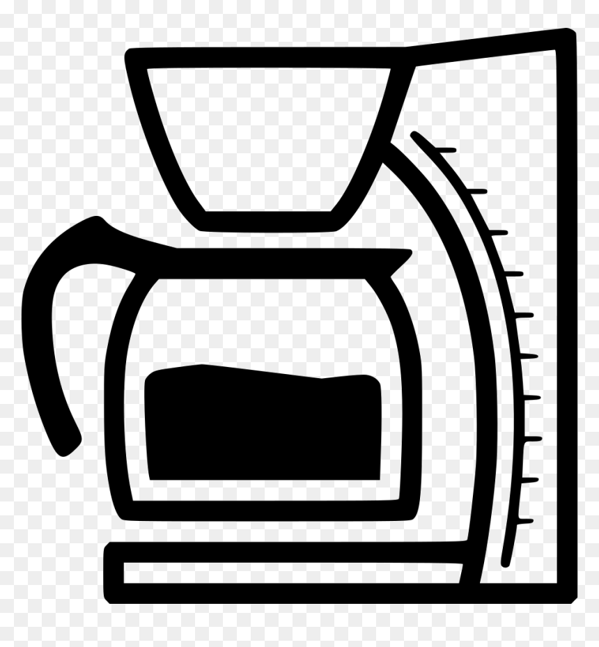 Drip Coffee Maker Icon - Free Vector Illustration for Web & Apps