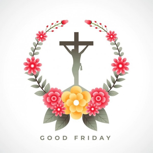 Good Friday Floral Wreath - Christian Symbolism & Reflection