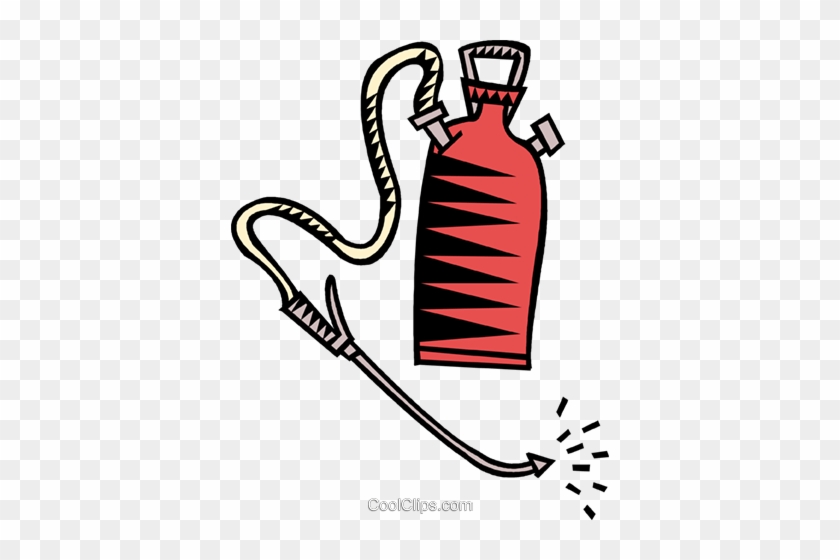 Handheld Sprayer Illustration - Pesticide, Cleaning, or Garden Use
