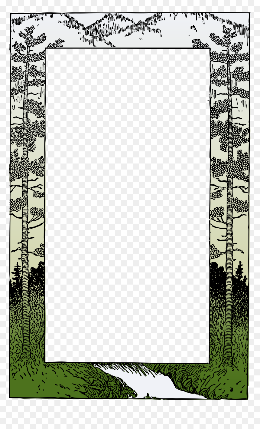 forest frames - Clip Art Library