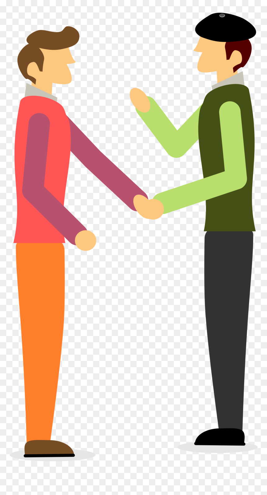 silhouette of people shaking hands - Clip Art Library - Clip Art Library