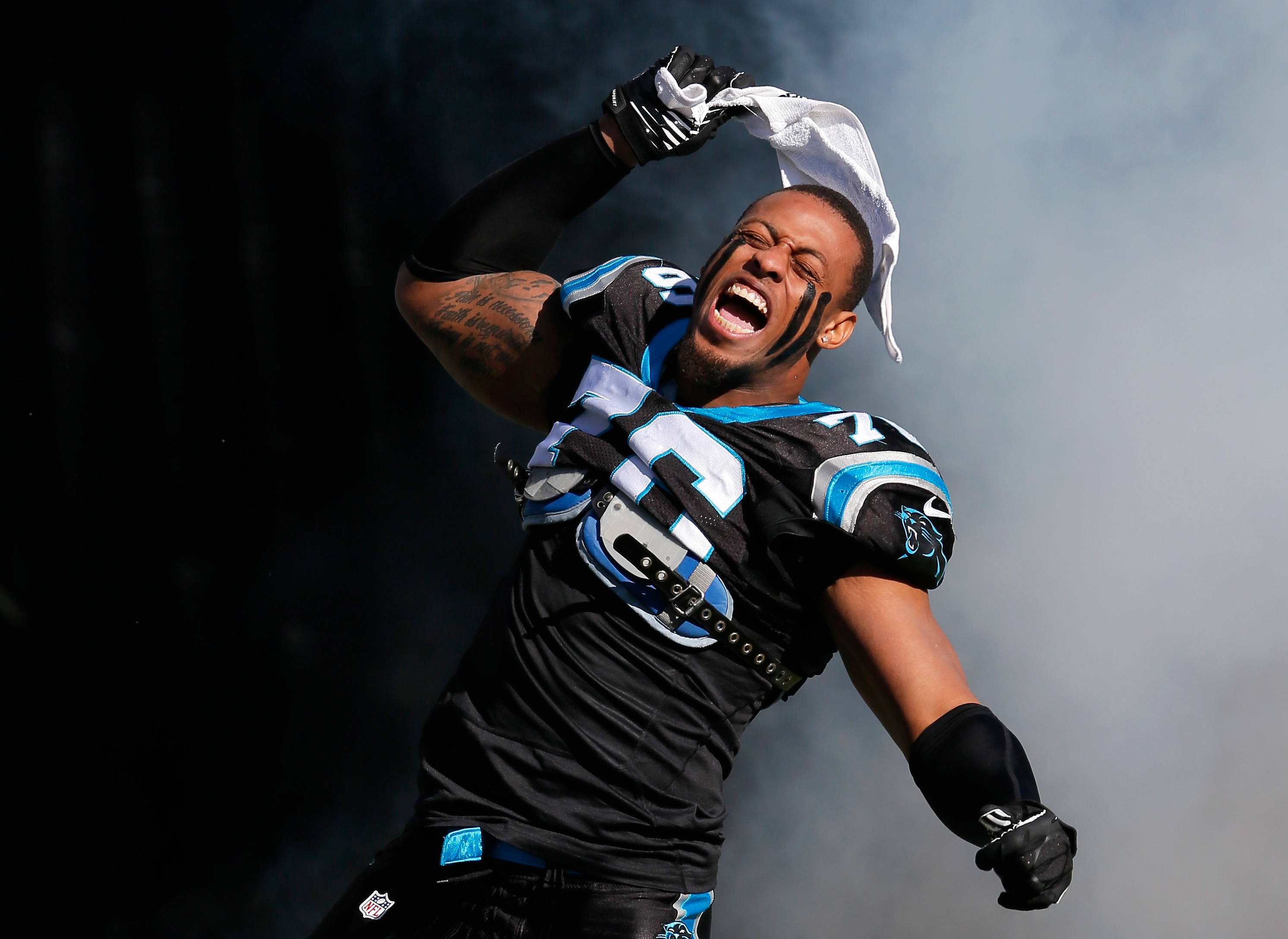 Carolina Panthers Player #27 Pre-Game Celebration - Iconic NFL Moment