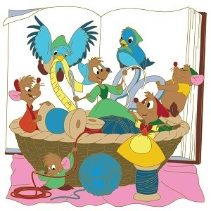 The Tale of the Crafty Mice - Illustrated Children’s Storybook Scene