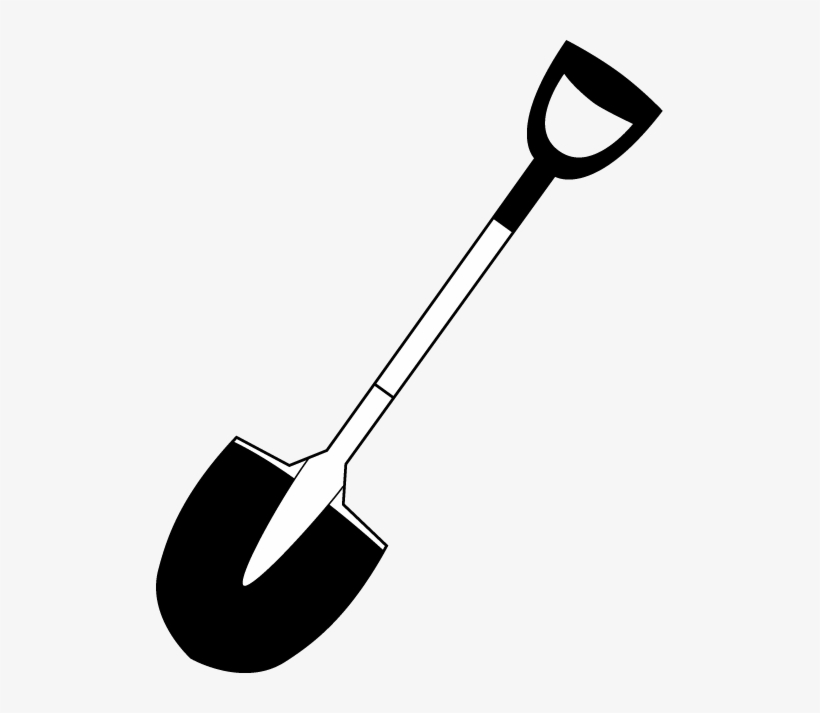 Garden Shovel Illustration - Tool Icon for Landscaping & Digging