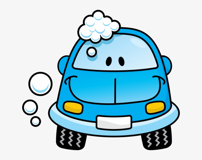 Kids Car Wash with Cars, Soap Bubbles and Buckets Clip Art - Clip Art ...