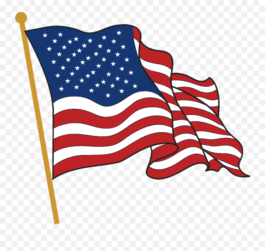 American Flag Illustration - Free PNG Clipart for Patriotic Designs