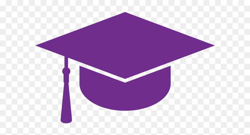Graduation Clipart Purple - Graduation Cap Clipart, HD Png - Clip Art ...