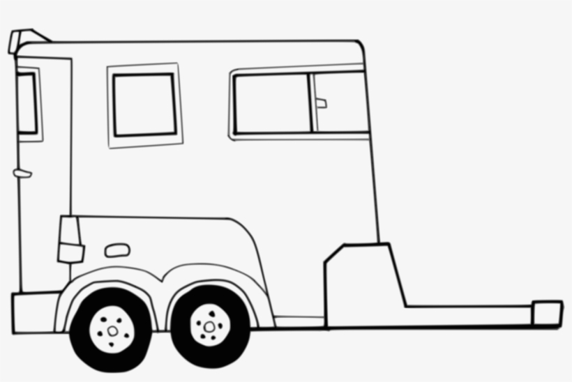 Horse Trailer with Living Quarters - Diagram & Features