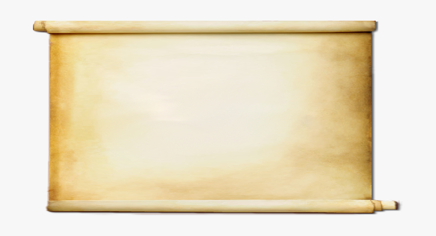 Vintage parchment scroll with aged texture and rolled edges, blank for custom content.