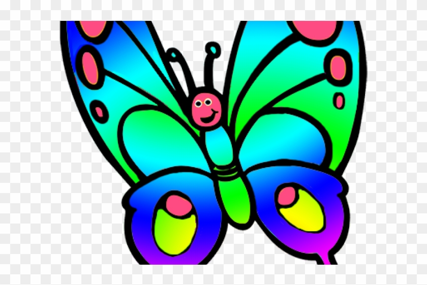 clip art rainbow butterfly | Rainbow butterfly, Butterfly clip art ...