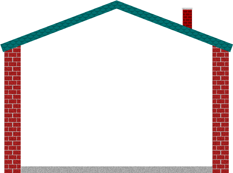 Brick House Illustration - Clean Vector Graphic for Web & Print