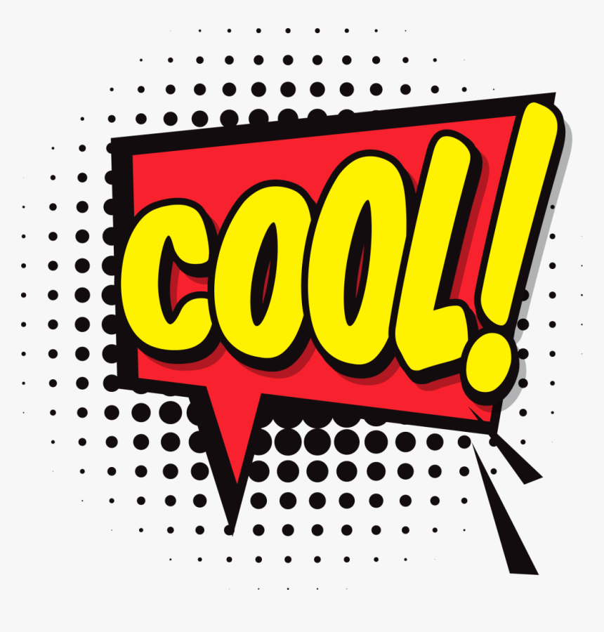 Cool! - Pop Art Expression Graphic for Web & Social Media
