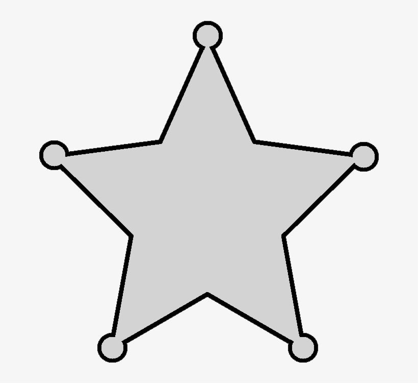 Sheriff Star Badge Icon - Free Vector Graphic for Law Enforcement Design