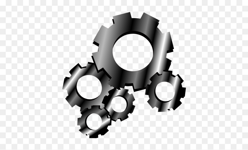 Industrial Gears Illustration - Mechanical Systems & Engineering Concepts