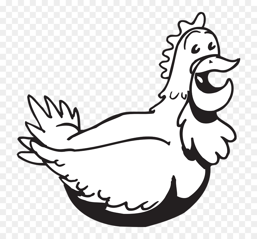 Free Hen Black And White Download Free Hen Black And White Png Images