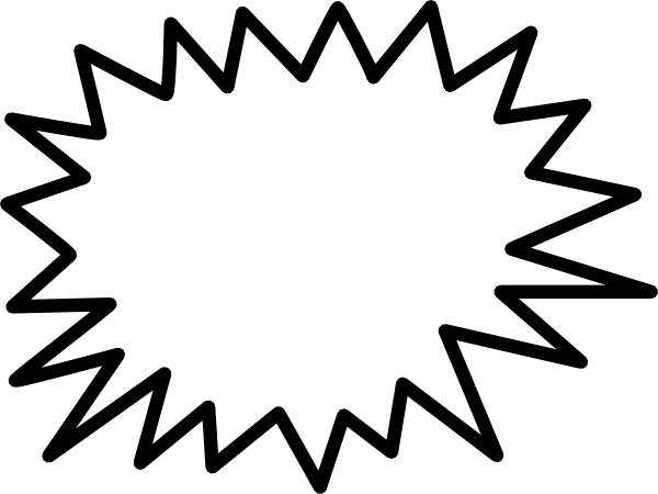Starburst Explosion Graphic - Free Vector Illustration for Design