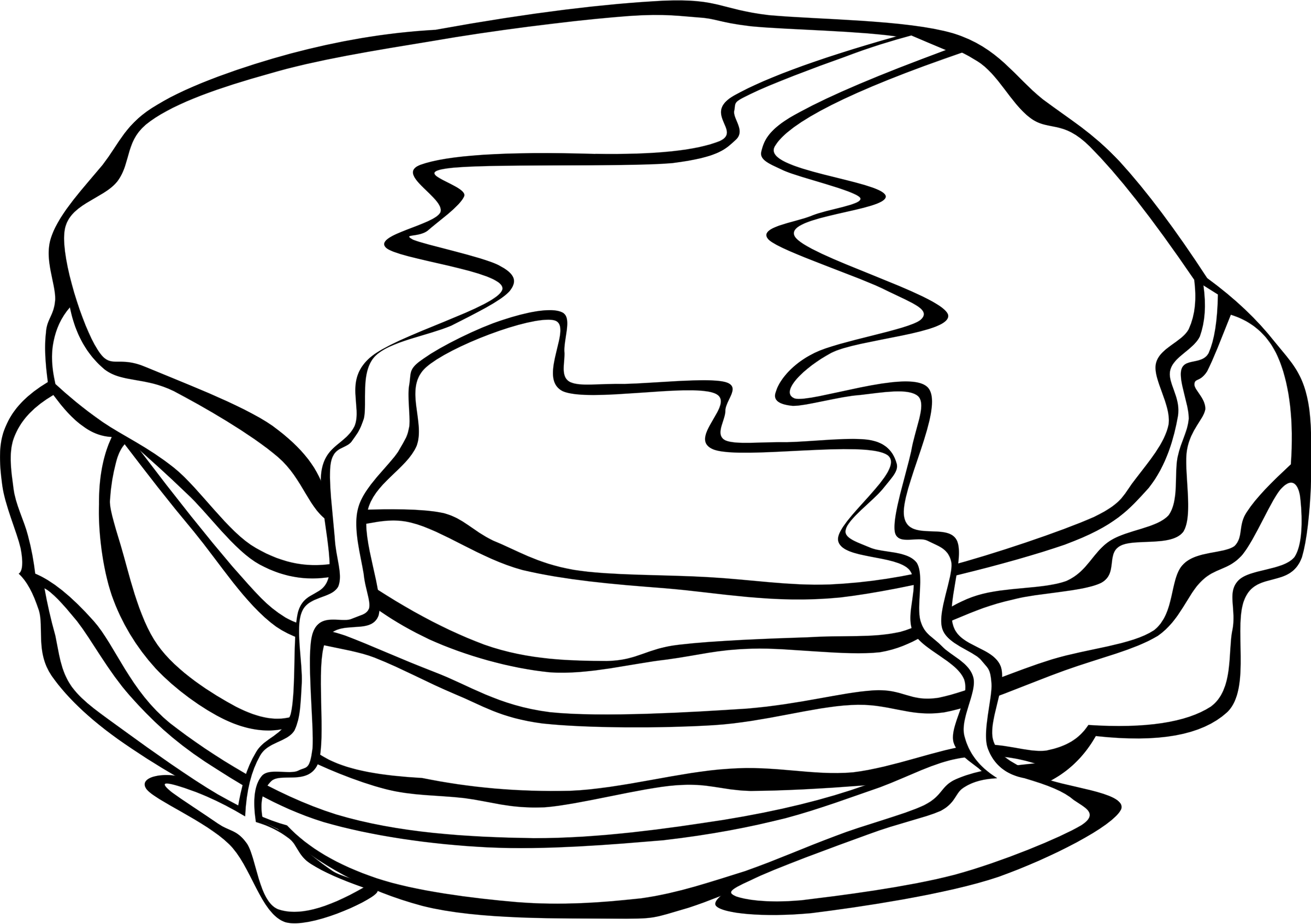 Layered Cake Illustration - Free Vector Clipart for Baking & Dessert Design