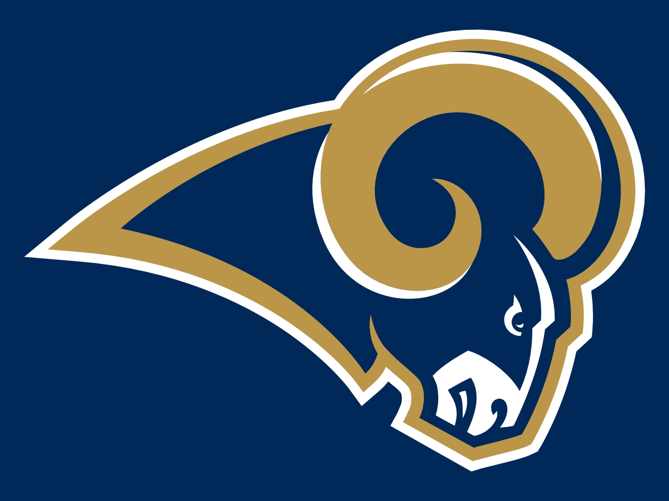 LA Rams Championship SVG Cutting File for Cricut Football Ram 